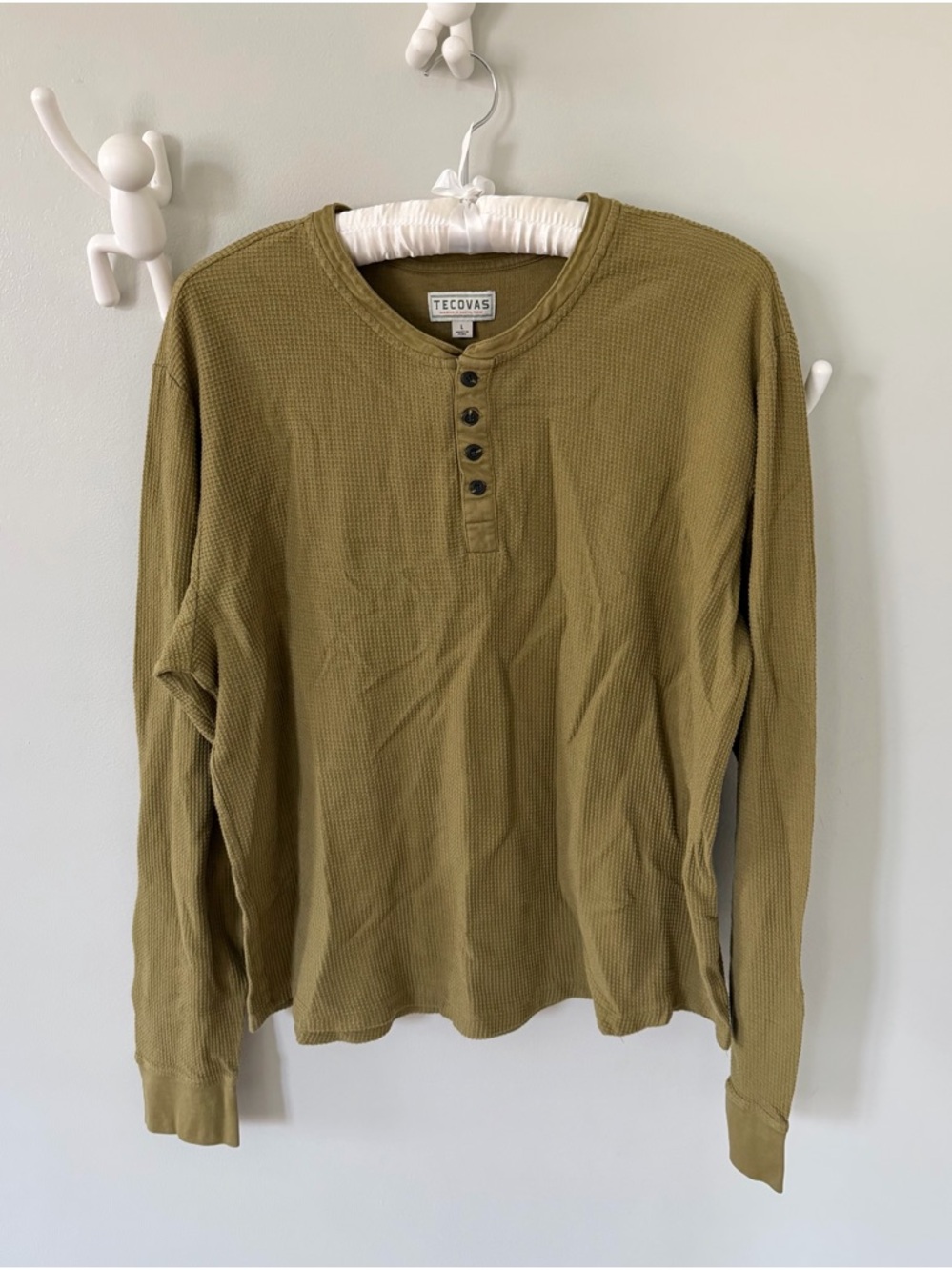 Tecovas Waffle Henley - Large